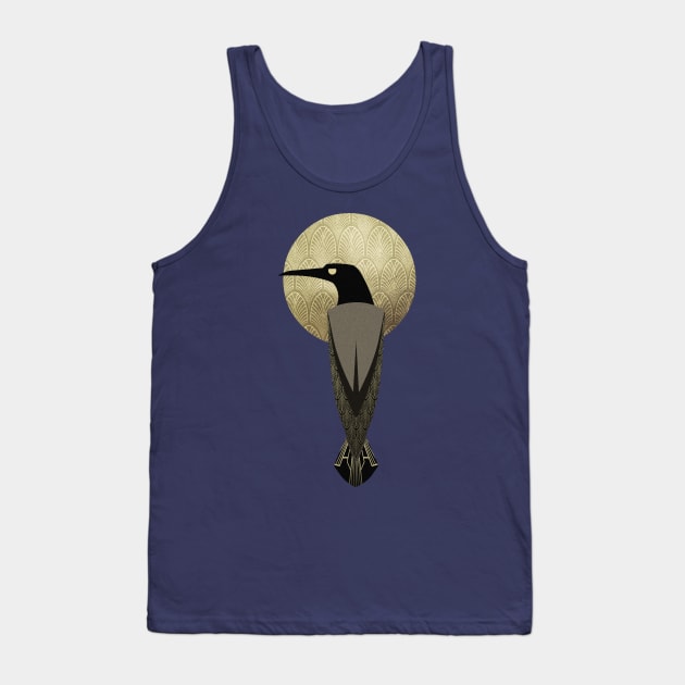 art deco crow Tank Top by gh30rgh3